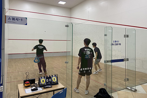 스쿼시 PANG 활동사진