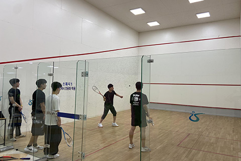 스쿼시 PANG 활동사진